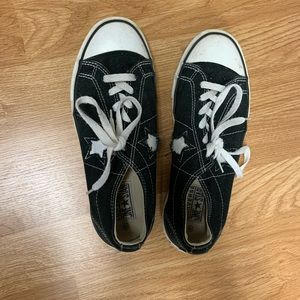 Black Converse One Stars